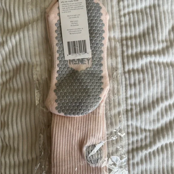 LUCKY HONEY disco ball Pilates socks - Picture 2 of 2